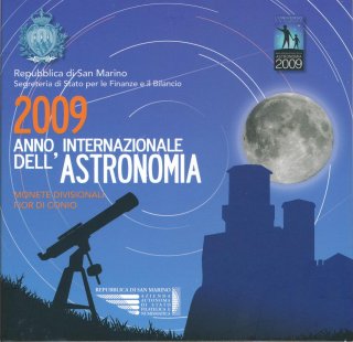 San Marino KMS 2009 stgl. in Folder mit Silber*