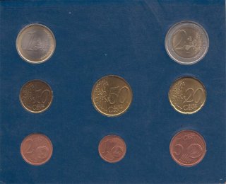 Vatikan KMS 2002 Johannes Paul II verpackt im Folder*