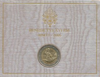 Vatikan 2 Euro 2006 Schweizer Garde im Folder*