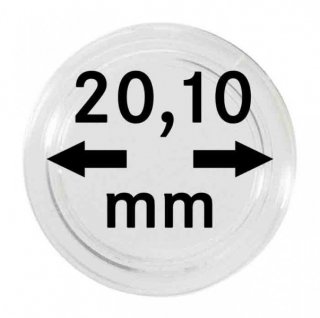Münzenkapseln Lindner Ø 20,1mm - 4,5mm innen