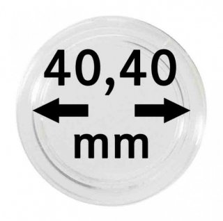 Münzenkapseln Lindner Ø 40,4mm - 6,6mm innen