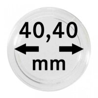 M&uuml;nzenkapseln Lindner &Oslash; 40,4mm - 6,6mm innen
