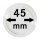 M&uuml;nzenkapseln Lindner &Oslash; 45mm - 4,8mm innen