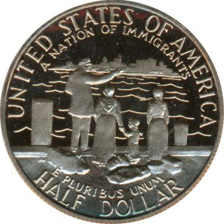 USA Half Dollar 1986 S PP Ellis Island*
