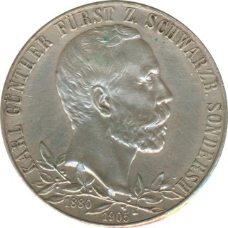 Schwarzburg-Sondershausen 2 Mark 1905 25....