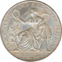 Bayern Siegestaler 1871 Ludwig II Silber*
