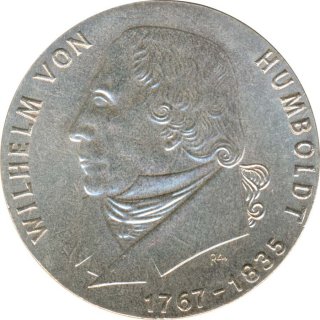 DDR 20 Mark 1967 Wilhelm von Humboldt Silber*