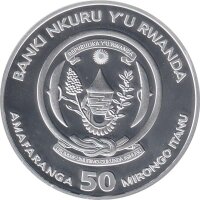 Ruanda 2016 Erdm&auml;nnchen 1 Oz Silber PP*