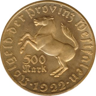Westfalen 500 Mark 1922 Freiherr vom Stein*