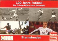 &Ouml;sterreich 5 Euro 2004 100 Jahre Fussball Fussball...