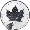 Kanada 2016 - Maple Leaf 1 Oz Silber - Wolf Privy*