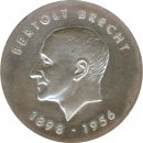 DDR 10 Mark 1973 Bertholt Brecht Silber*