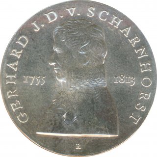 DDR 10 Mark 1980 A Gerhard J.D. von Scharnhorst Silber*