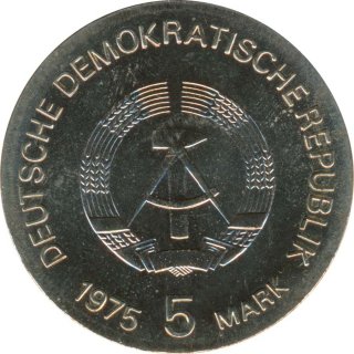 DDR 5 Mark 1975 Internationales Jahr der Frau*