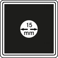 M&uuml;nzkapseln 15mm carree 4er-Packg