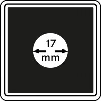M&uuml;nzkapseln 17mm carree 4er-Packg