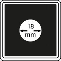 M&uuml;nzkapseln 18mm carree 4er-Packg