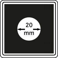 M&uuml;nzkapseln 20mm carree 4er-Packg