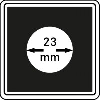 M&uuml;nzkapseln 23mm carree 4er-Packg