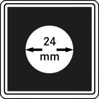 M&uuml;nzkapseln 24mm carree 4er-Packg