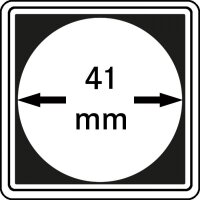 M&uuml;nzkapseln 41mm carree 4er-Packg