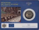 Luxemburg 2 Euro 2007 50 Jahre R�mische Vertr�ge in Karte*