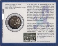 Luxemburg 2 Euro 2007 50 Jahre R&ouml;mische Vertr&auml;ge in Karte*