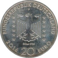 Deutschland 2016 - 20 Euro - Nelly Sachs*