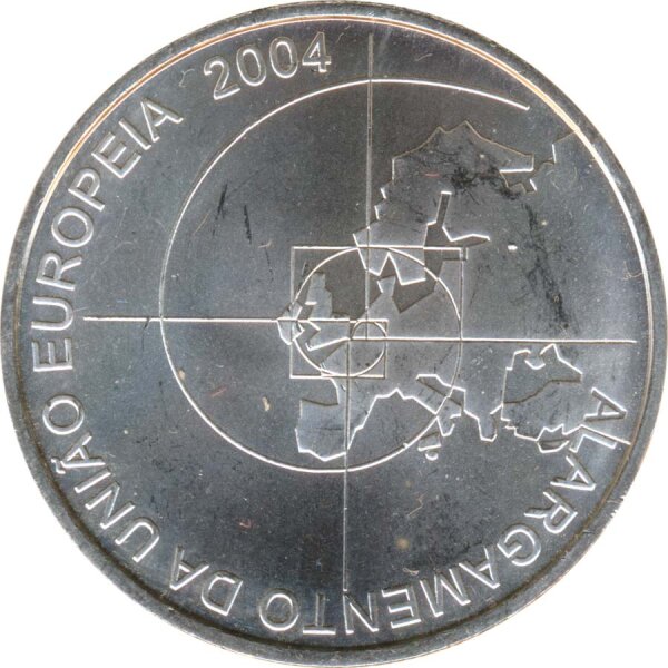 Portugal 8 Euro 2004 EU-Erweiterung Silber*
