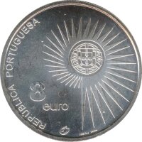 Portugal 8 Euro 2004 EU-Erweiterung Silber*