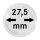 M&uuml;nzenkapseln Lindner 27,5 mm 10er Pack