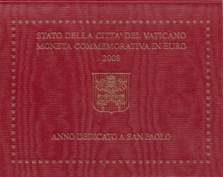 Vatikan 2 Euro 2008 Paulusjahr im Folder*
