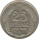 Deutsches Reich 25 Pfennig 1911 A Nickel*