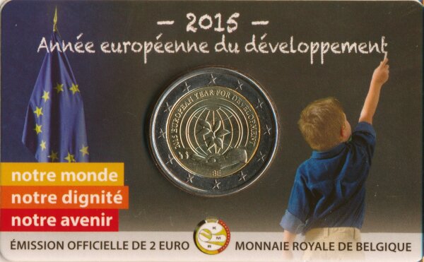Belgien 2 Euro 2015 - Entwicklung in CoinCard in FR*