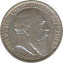 Baden 2 Mark 1907 Auf den Tod von Friedrich I Silber*