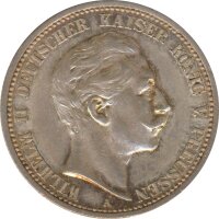 Preussen 2 Mark 1912 A Wilhelm II Silber*