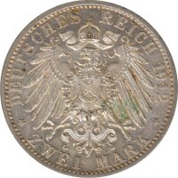Preussen 2 Mark 1912 A Wilhelm II Silber*
