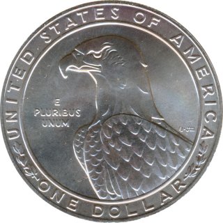 USA 1 Dollar 1983 D Olympiade in Los Angeles 1984 stgl. Silber*