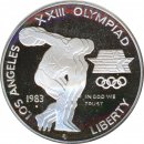 USA 1 Dollar 1983 S Olympiade in Los Angeles 1984 PP Silber*
