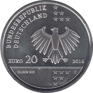 Deutschland 2016 - 20 Euro - Litfa˜*