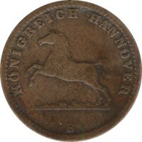 Hannover 1 Groschen 1858 B Georg IV Silber*