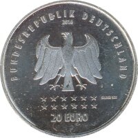 Deutschland 2016 - 20 Euro - 175 Jahre Deutschlandlied*