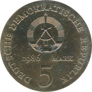 DDR 5 Mark 1986 A Heinrich von Kleist*