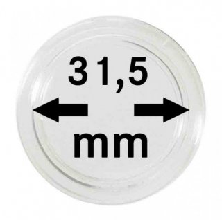 Münzenkapseln Lindner 31,5 mm 10er Pack