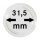 M&uuml;nzenkapseln Lindner 31,5 mm 10er Pack