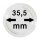 Münzenkapseln Lindner 35,5 mm 10er Pack
