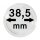 Münzenkapseln Lindner 38,5 mm 10er Pack