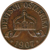 Deutsch-Ostafrika 1 Heller 1907 J*
