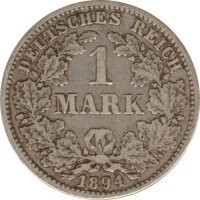 Deutsches Reich 1 Mark 1894 G Silber*