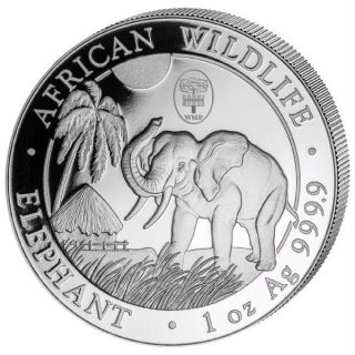 Somalia Republik 2017 - Elefant mit Weltzeituhr*